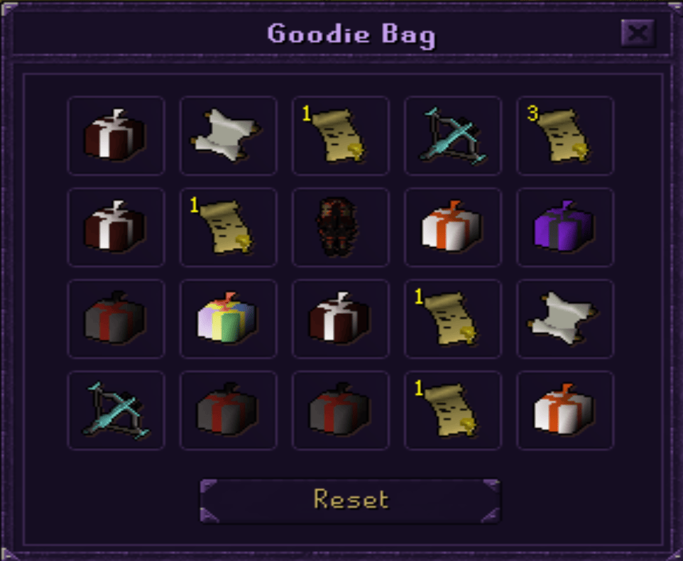 Gear goodiebag